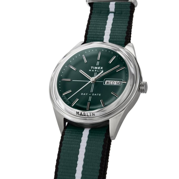 Timex Marlin Jet TW2Y37500 Horloge - Textiel - Groen - Ø 38 mm