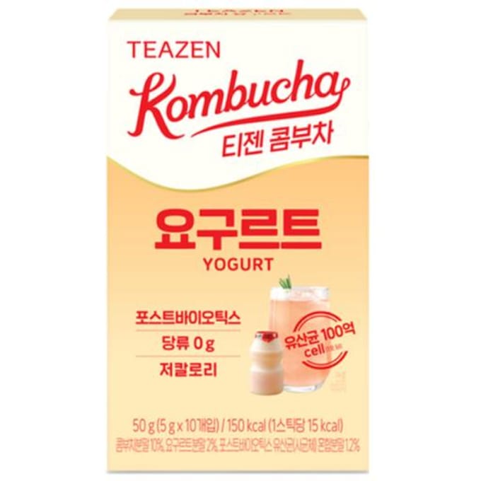 Saveur yaourt Kombucha Teazen 5g (10 possibilités) #40 sticks