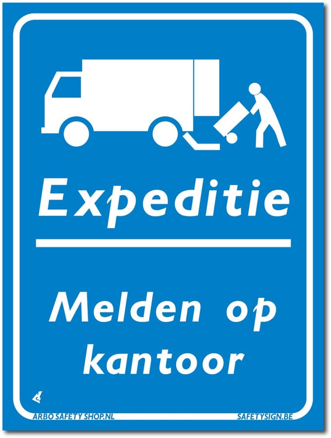 Expeditie melden op kantoor bord - Forex - 30 x 40 cm
