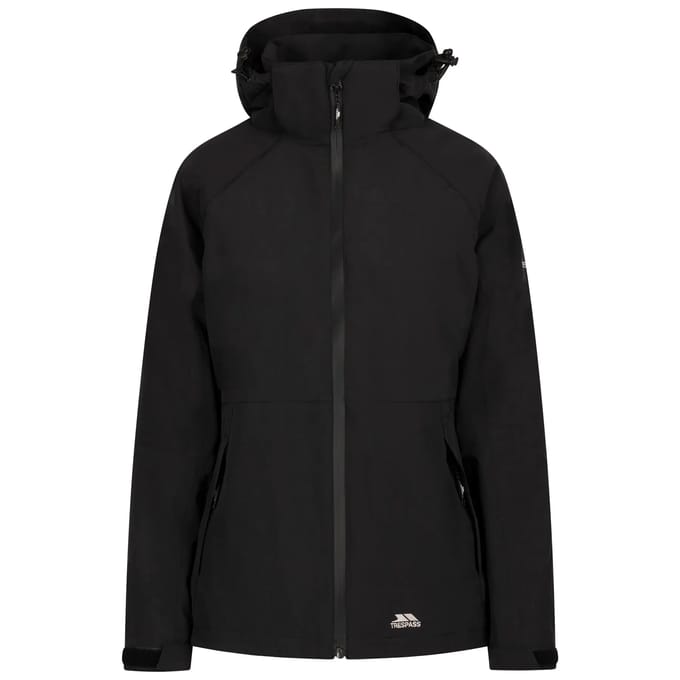 Dames waterdichte hoodie-jack met rits Trespass Tilbury