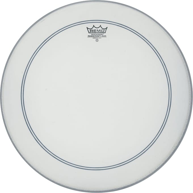 Remo Powerstroke 3 Coated 18", basDrum Batter/Reso - Bass drumvel