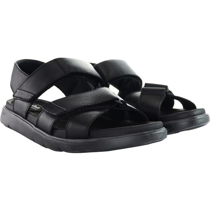 Clarks UnWilmore Band Heren Zwart Sandalen