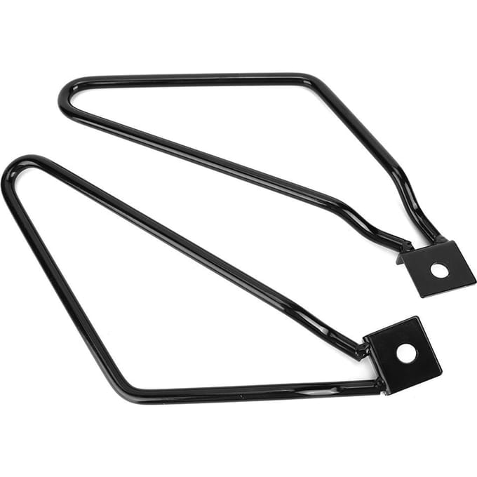 Universele Motorfiets IJzeren Zadeltas Montagebeugels Ondersteuning Accessoires gray