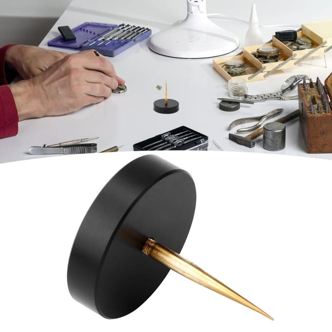 Support de coq de balancier pour montres, pont de montre, support pour horloger, outils de réparation gray