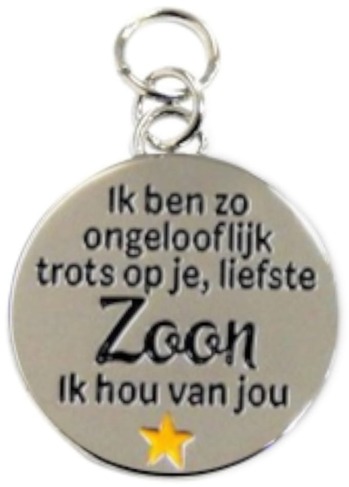 Bedeltje - Liefste zoon - Charms for you