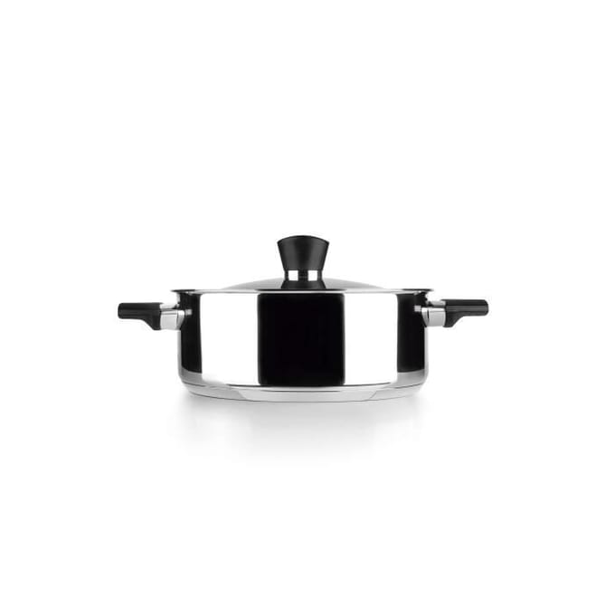 IBILI - Casserole avec couvercle Svea, 20 cm, Acier inoxydable 18/10, Compatible avec l'induction