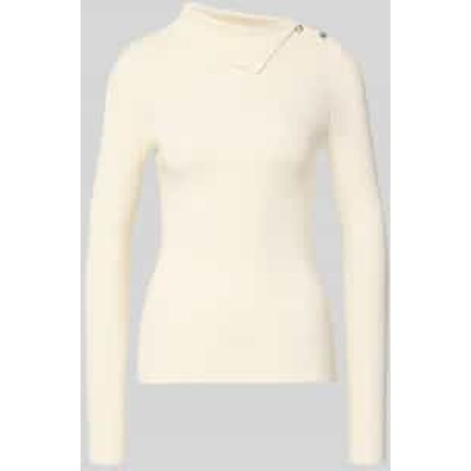 slim fit pullover van viscosemix in tricotlook