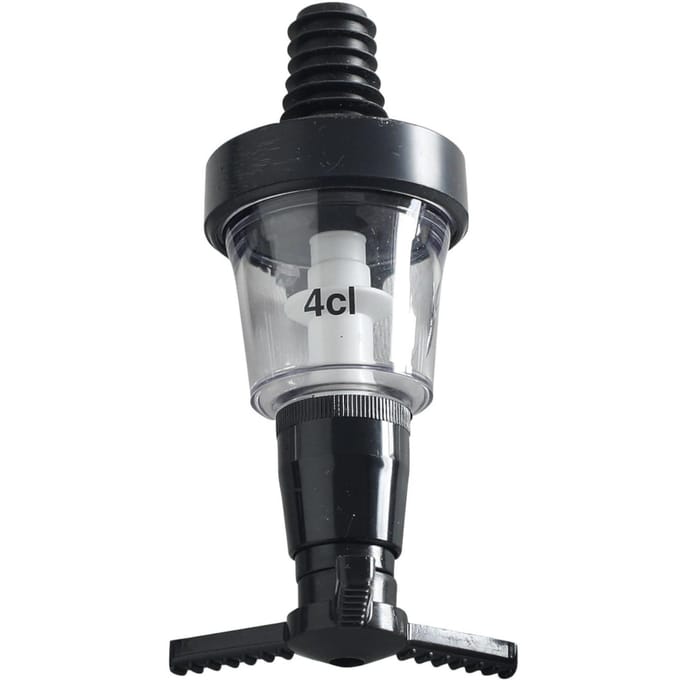 BarUp Non Drip Maatschenker 4cl - Kunststof Drankdispenser - Zwart