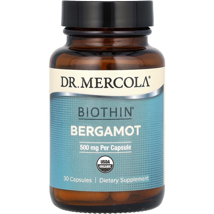 Dr. Mercola, Biothin, Bergamote, 500mg, 30 capsules