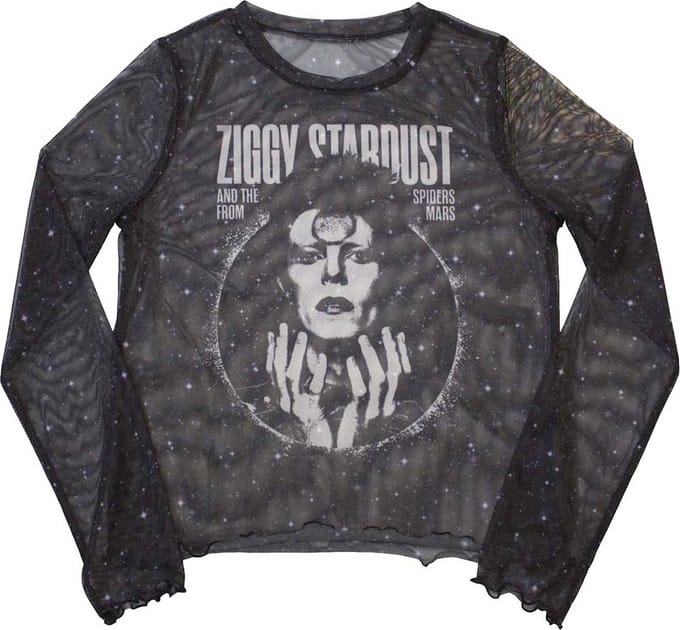 David Bowie - Ziggy V1 Longsleeve top - L - Zwart