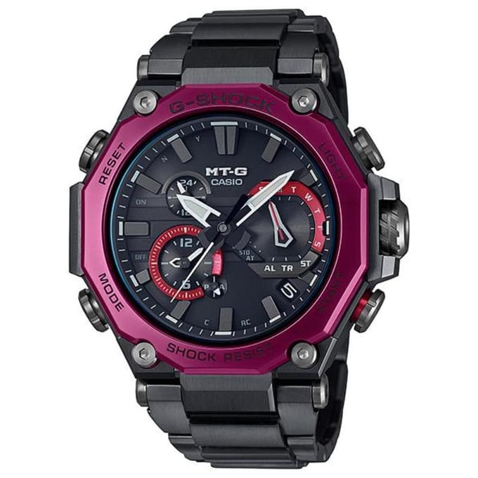 Casio Heren RVS 200M Waterbestendig Kwarts Horloge MTG-B2000BD-1A4 zwart