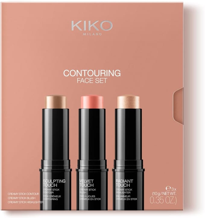 Contouring Face Set met Blush, Highlighter en Contourstick - Gezichtsmake-upset