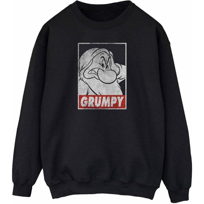 Sneeuwwitje en de Zeven Dwergen Heren Mopperkont Poster Sweatshirt XXL zwart