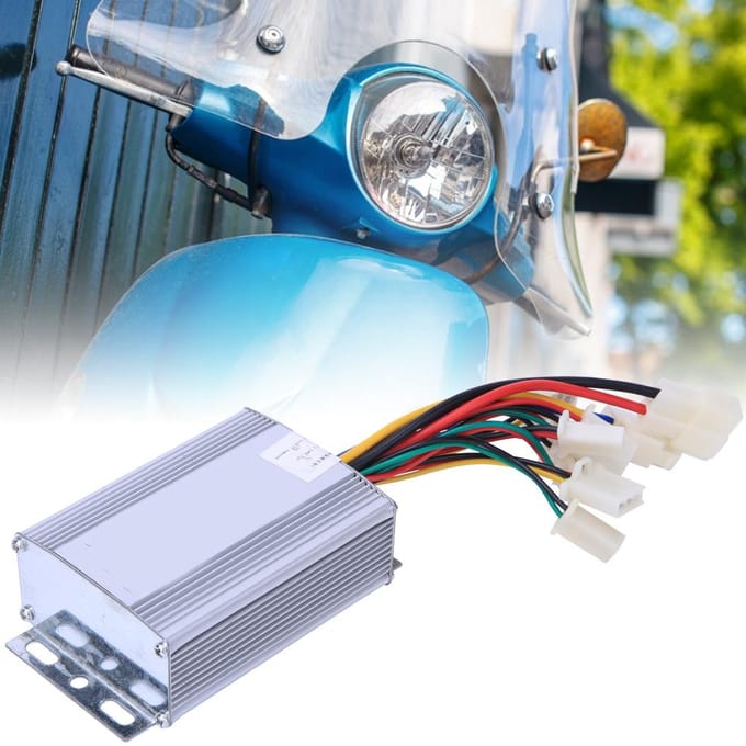 36V 500W Elektrische Fiets Geborstelde Controller Fiets Scooter Snelheidsregelaar E-Bike Accessoires white