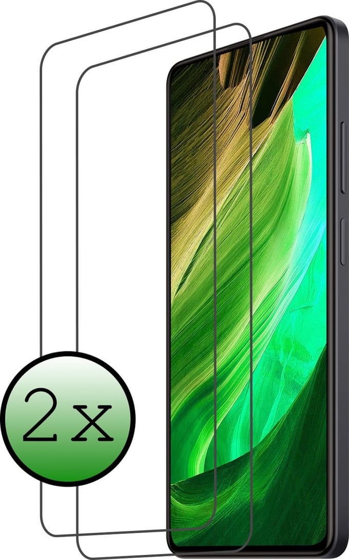 Screenprotector - 2 Stuks Geschikt voor Xiaomi Redmi Note 12 Pro - Extra Sterk - Beschermglas - Gehard Glas - Tempered Glass - Screen Protector