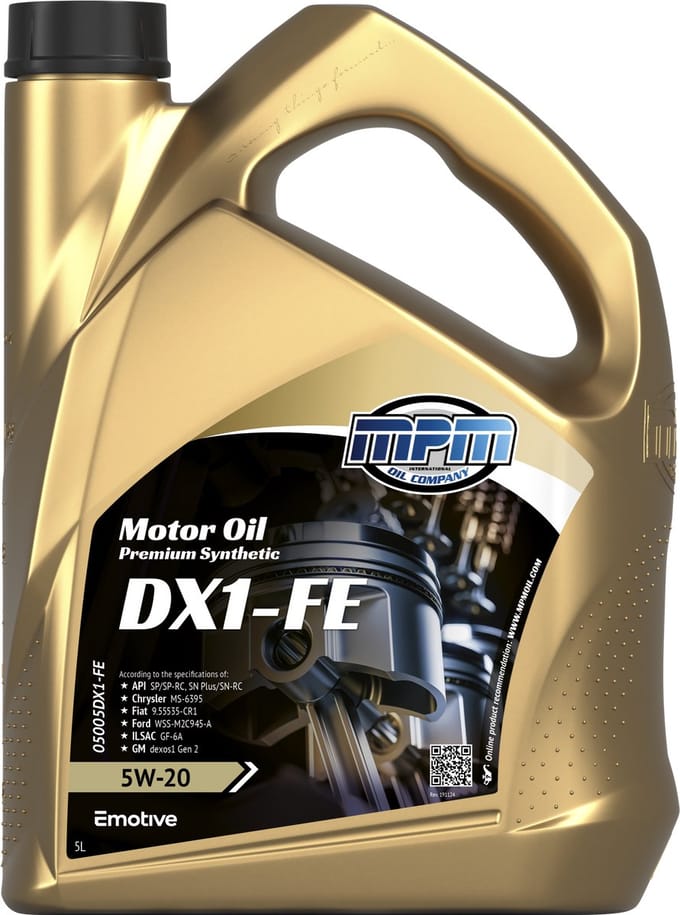 MPM Motorolie 5w20 DX1-FE - 5 liter