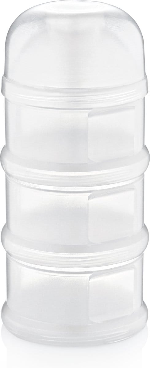Babyjem Melkpoedercontainer 3-laags Wit