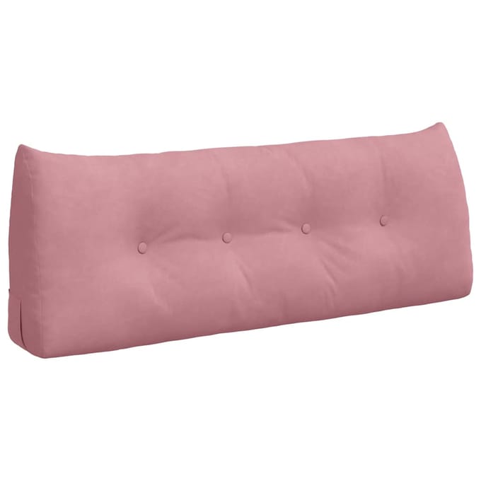 vidaXL - Rugkussen - Roze - 120 - x - 24 - x - 50 - cm - Fluweel