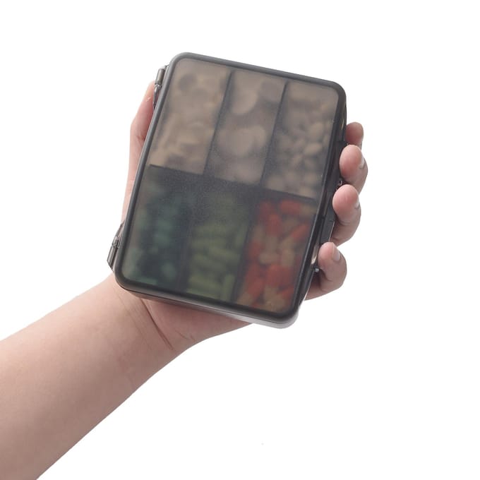 Pillenorganizer met hoge capaciteit Pillendoosje Dagelijkse medicijnorganizer Waterdicht voor vitamines Vis