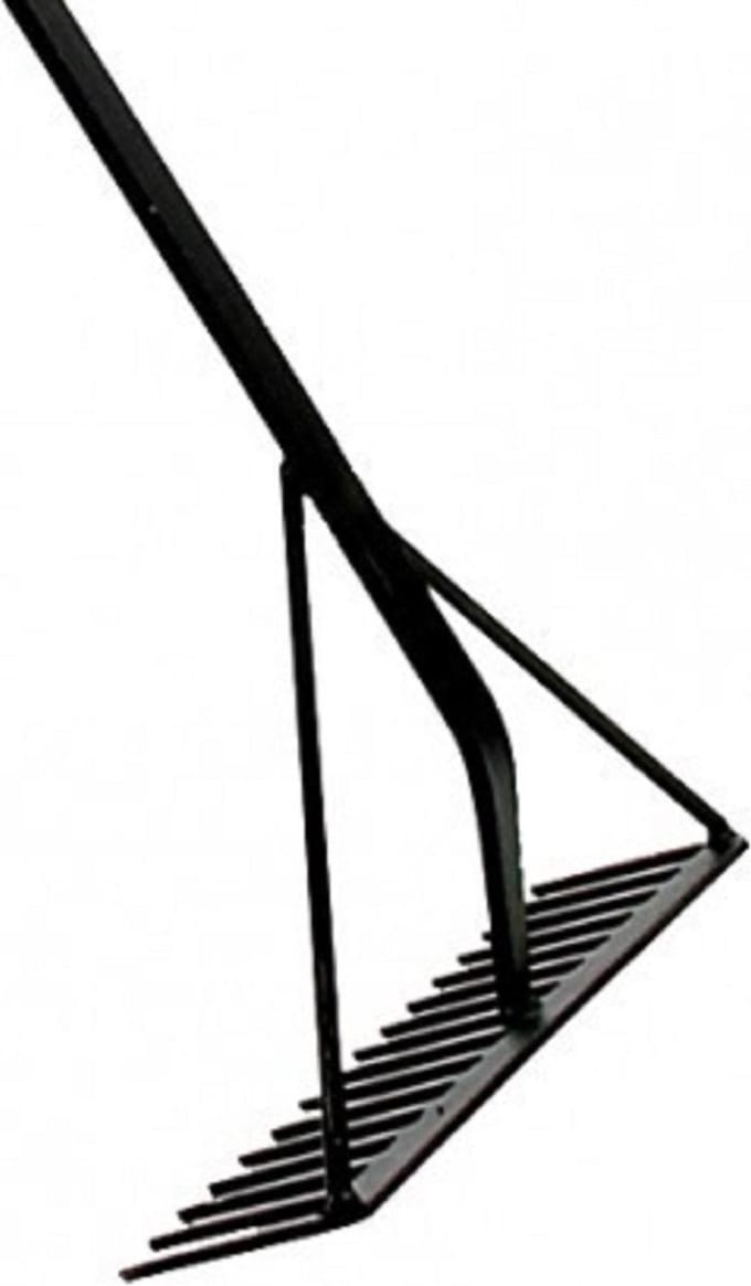 Asfalthark de Wit 16 tanden versterkt - 170cm steel