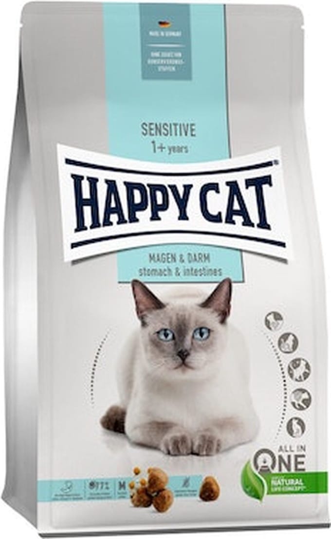 Happy Cat Care Maag & Darmen Kattenvoer - 4 kg