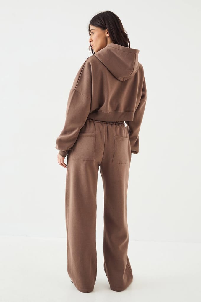 Dames DSGN Studio Rechte Pijp Jogger | Mokka | Maat: Small
