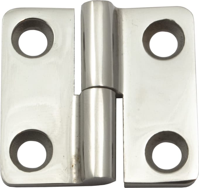 Paumelle scharnier rechts 37 x 37 mm (DIN links) RVS-316 (A4)