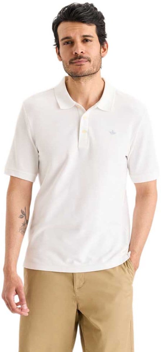 Dockers T2 Korte Mouw Poloshirt Wit M Man