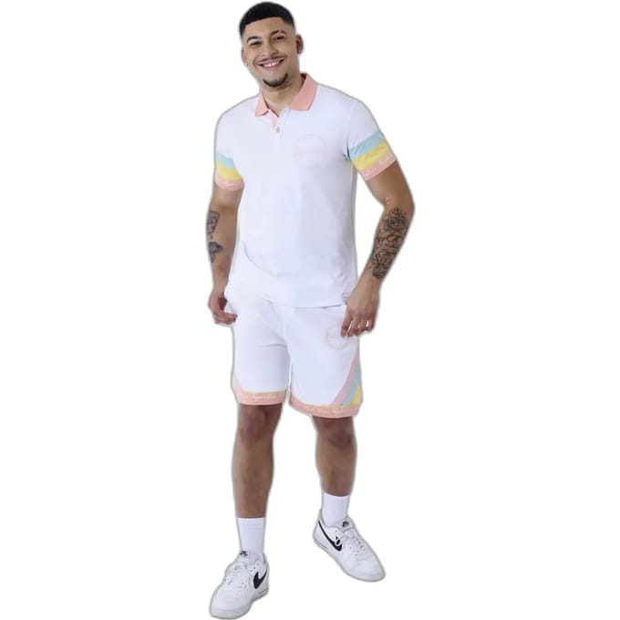 Poloshirt met gekleurde streep Project X Paris