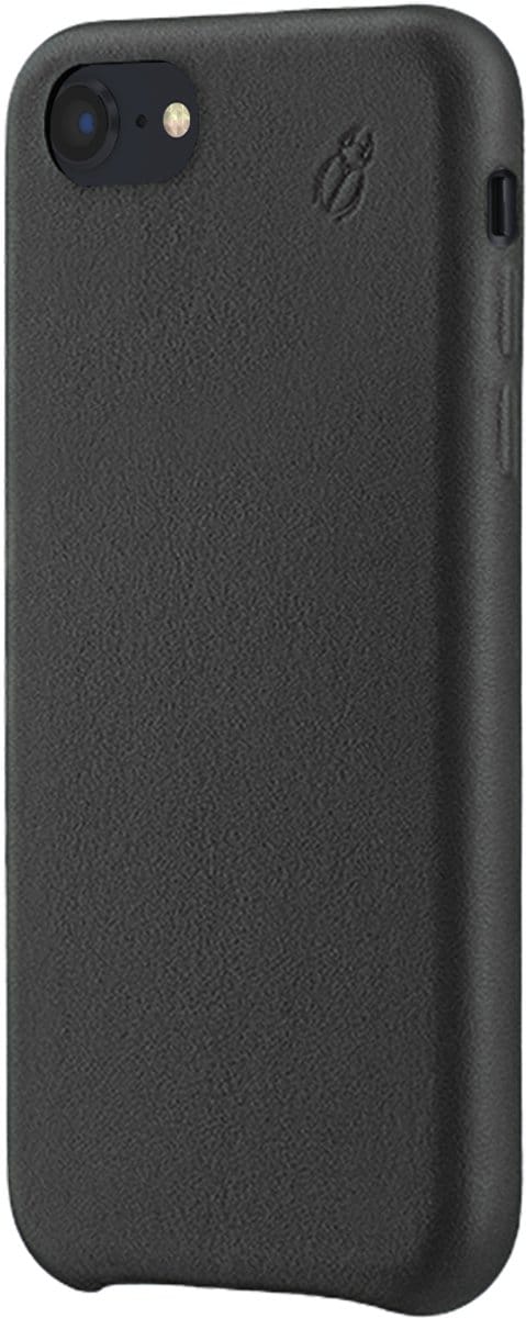 BeetleCase, Hoesje geschikt voor iPhone 6 / 7 / 8 / SE / SE 2022 - Leer, Zwart