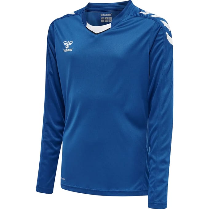 Hummel Kinder Trikot Langarm Hmlcore Xk Poly Jersey L/S Kids True Blue-116