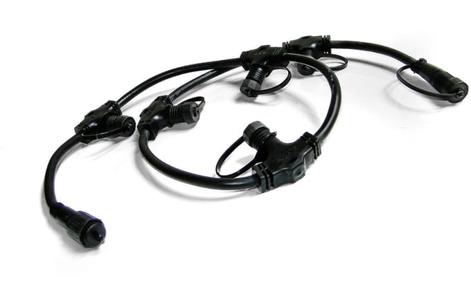Easy Connector "Chain" 1m - 5 Output - Zwart (1st.)