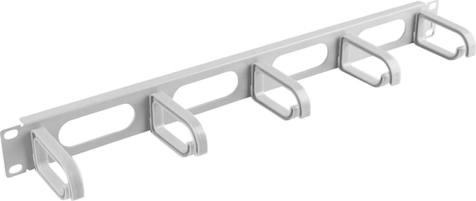 Lanberg - Wartelpaneel voor rackkast 19" wit met 5 ringen 1U Lanberg AK-1205-S