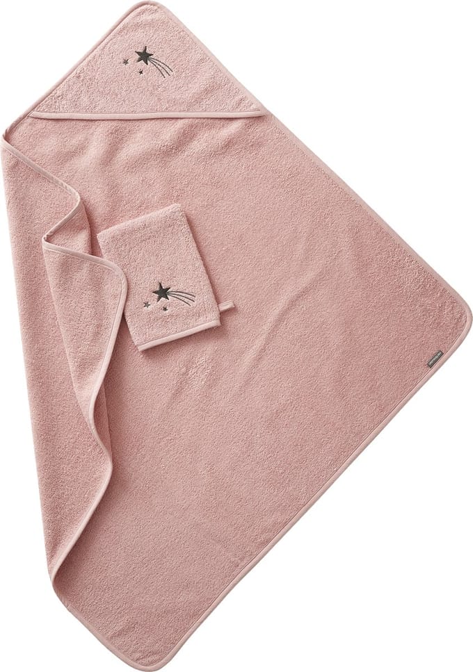 Vertbaudet Badcape + washand