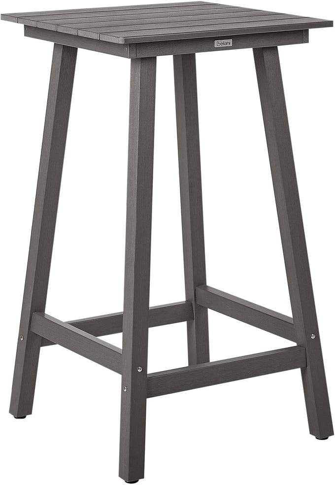 ADIRONDACK - Tuintafel - Donkergrijs - 59 x 59 cm - Kunsthout