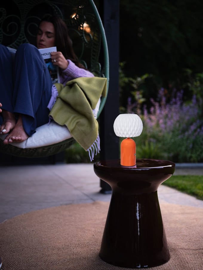 Luxform - USB 1x Obidos table lamp, 80LM, orange, 1xPDQ
