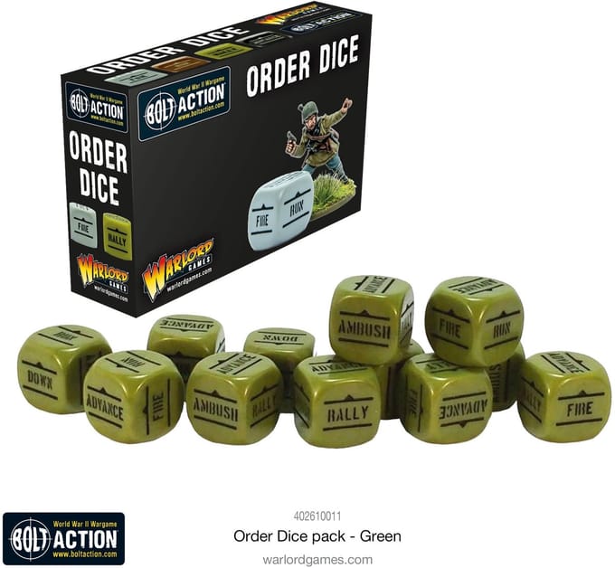 Order Dice Pack - Green