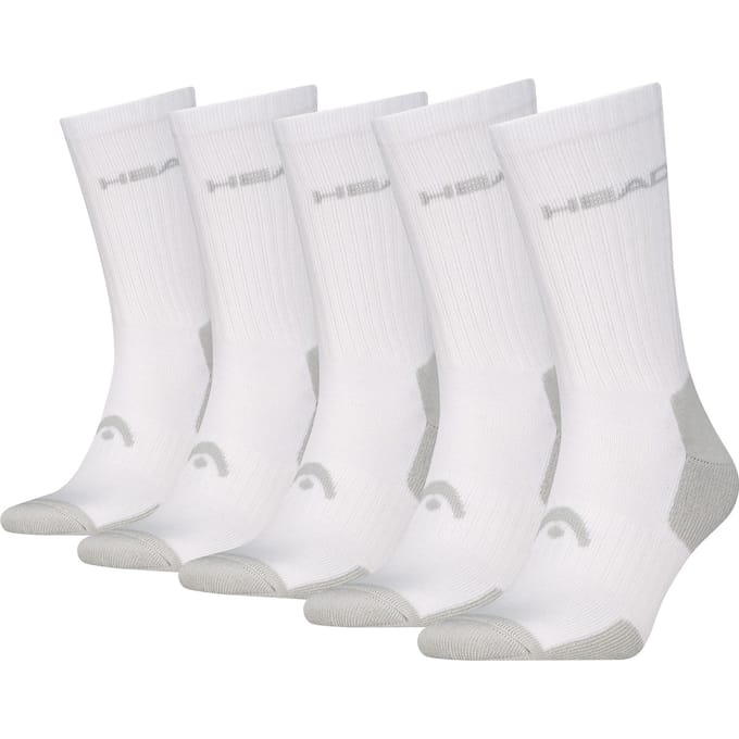 HEAD unisex performance 5P sokken tennis wit