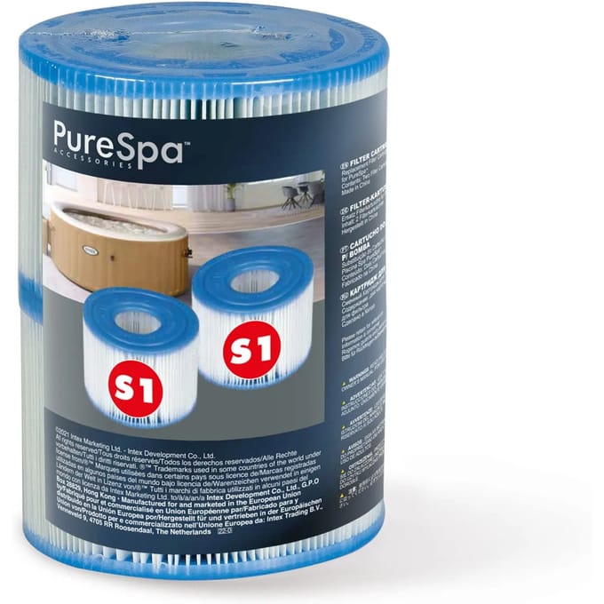 Intex S1 Filtercartridge voor SPA of bubbelbad | Set van 2 stuks