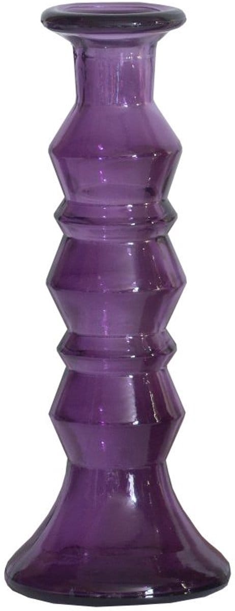 Kitsch Kitchen kandelaar gerycled glas paars