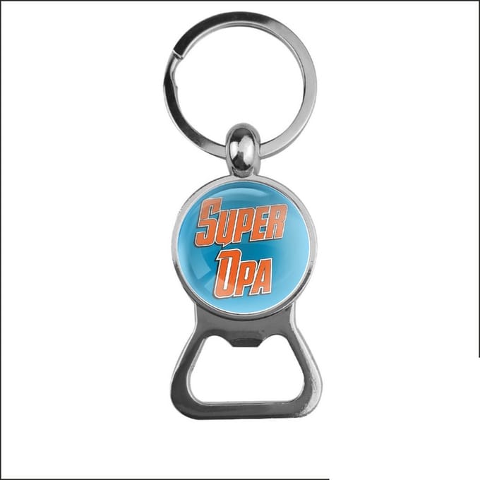 Bieropener Glas - Super Opa