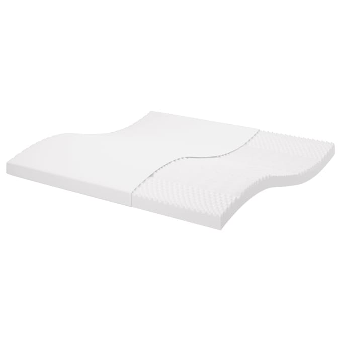 vidaXL - Schuimmatras - 7 - zones - hardheid - 20 - ILD - 200x200 - cm - wit