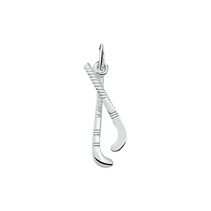 hanger hockeysticks zilver gerhodineerd