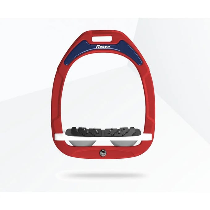 Ultra Grip Knievormige stijgbeugels Bordeaux/Grijs/Marine Flex-On Green Composite