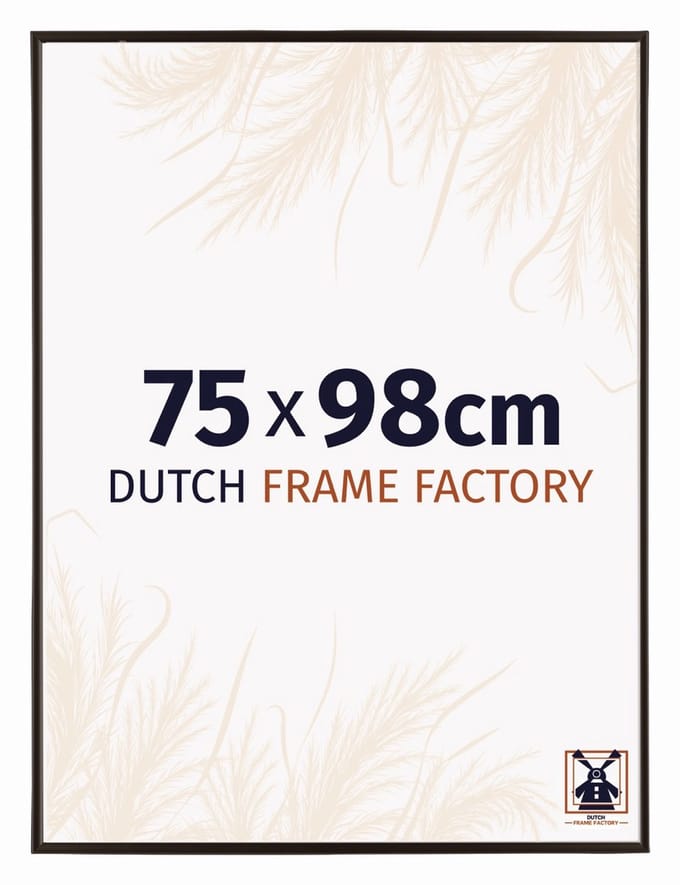 Fotolijst 75x98 cm - Kunststof - Antraciet - Easy
