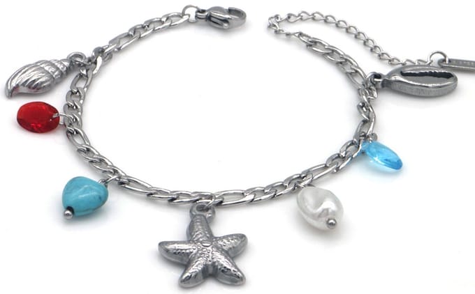 Zee Armband Zeester – RVS – 16-21cm