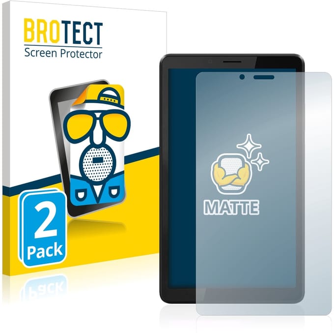 BROTECT - Screenprotector voor Lenovo Tab M7 (3. Gen.) - Folie Beschermfolie matte 2 Stuks
