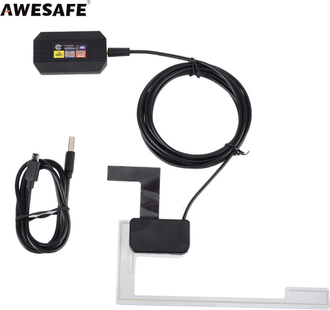 Awesafe DAB+ USB Digitale Radio Antenne - Geschikt Voor Android Autoradio