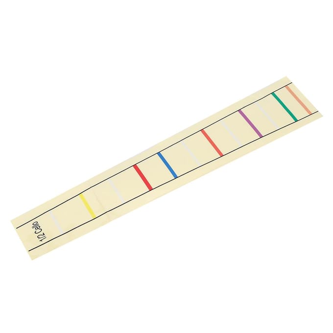 Cello Toets Sticker 12 Vingerpositie Indicator Muziekinstrument Accessoires beige