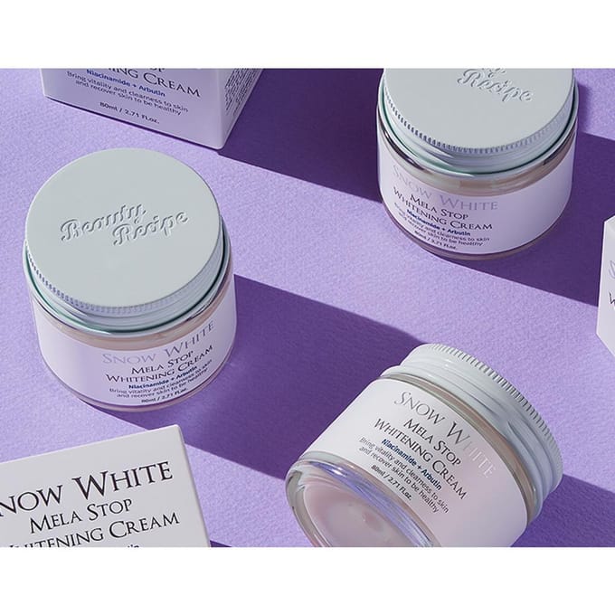 Beautyrecept Sneeuwwitje Mela Stop Whitening Cream, 80 ml, 2 eenheden white